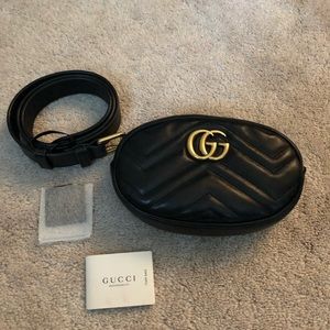 Gucci marmont belt bag